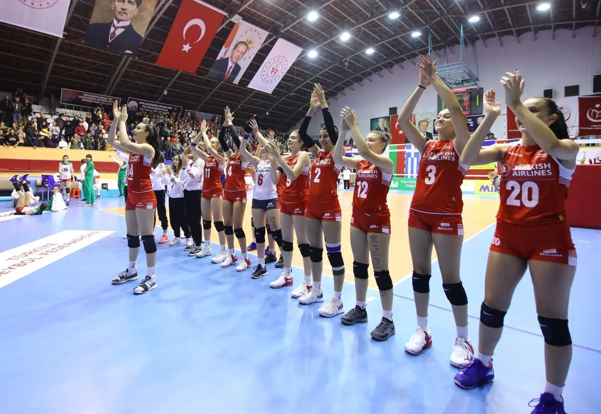 2020 CEV 17 Yaş Altı Kızl Milller 2'de 2 Yaptı