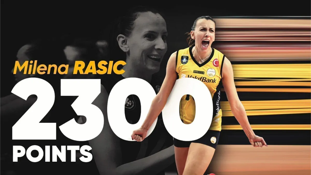 Rasic, VakıfBank'ta 2 bin 300 sayı barajını geçti