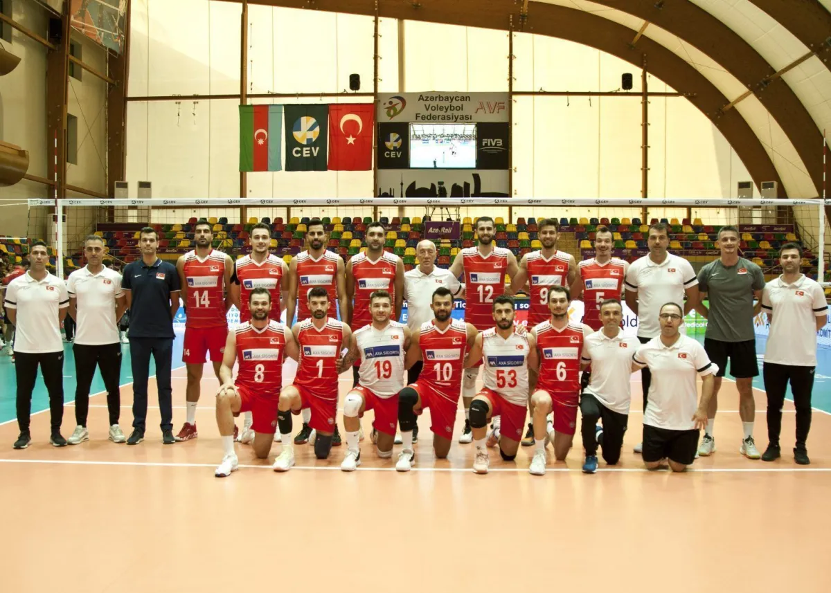 A Milli Erkek Voleybol Takımımız Avrupa Sınavına  Galibiyetle Başladı
