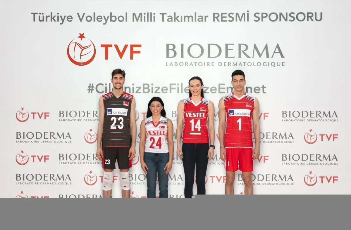 Bioderma 2 yıl daha Voleybol Milli Takımlar Resmi Sponsoru