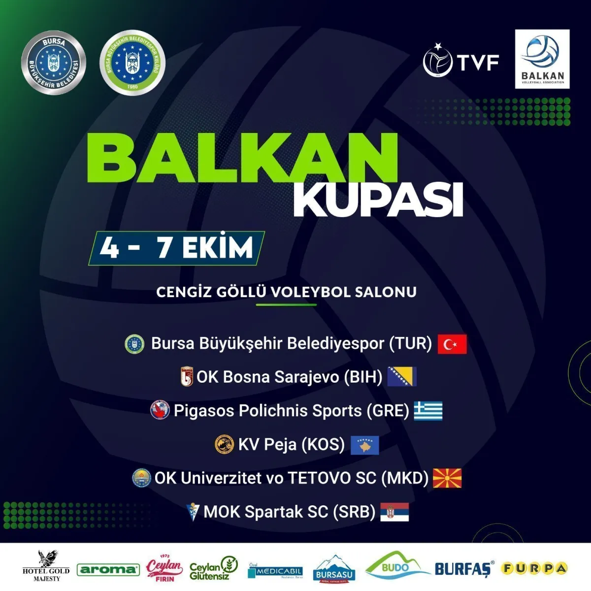 Voleybol Balkan Kupası’nda start veriliyor