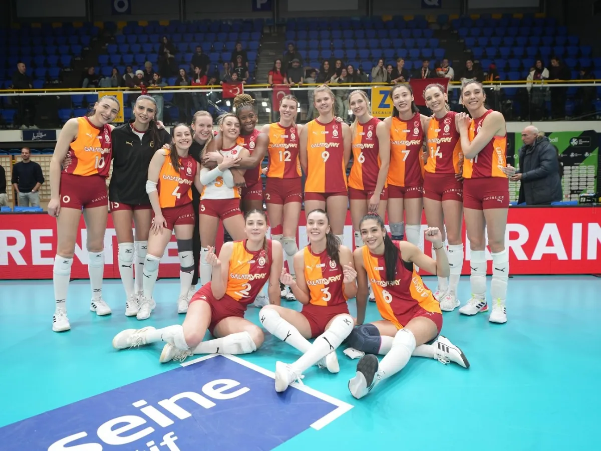 Galatasaray Daikin 2026 CEV Kupası Çeyrek Final birinci maçında Avantajı Aldı