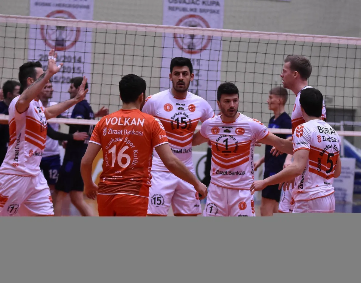 Ziraat Bankası CEV Cup'ta Bosna'dan Mutlu Dönüyor:3-0