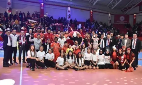 Ziraat Bankası, Samsun’da CEV Cup 8'li Tura Kaldı  a