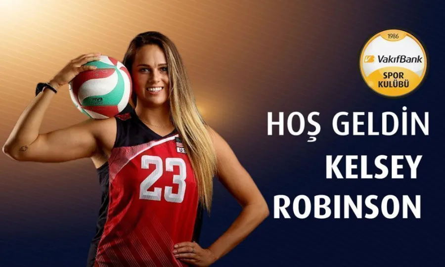 Vakıfbank'ta Bir ABD'li Gitti Başka ABD'li Geldi.. Kimberly Hill Gitti Kelsey Robinson Geldi
