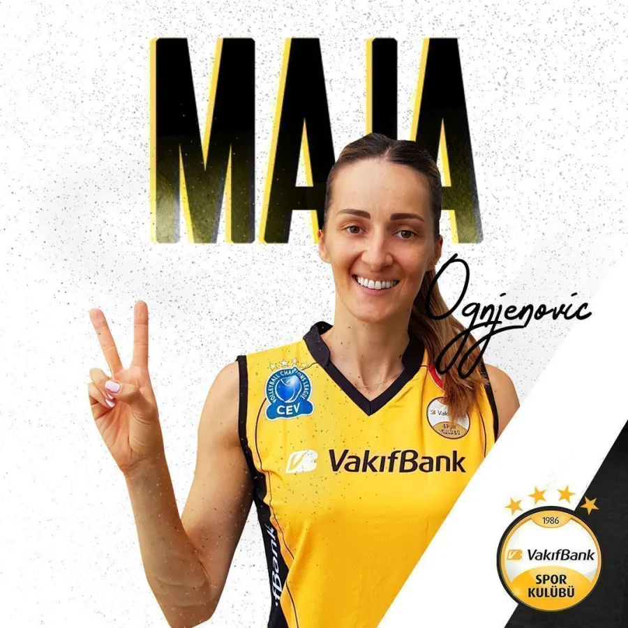 Maja Ognjenovic VakıfBank'ta