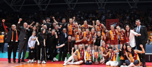 Galatasaray Daikin CEV Cup Avrupa şampiyonu..